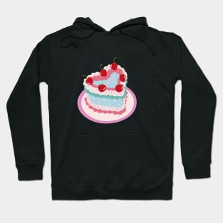 Pisces Baby Heart Cake Design Hoodie